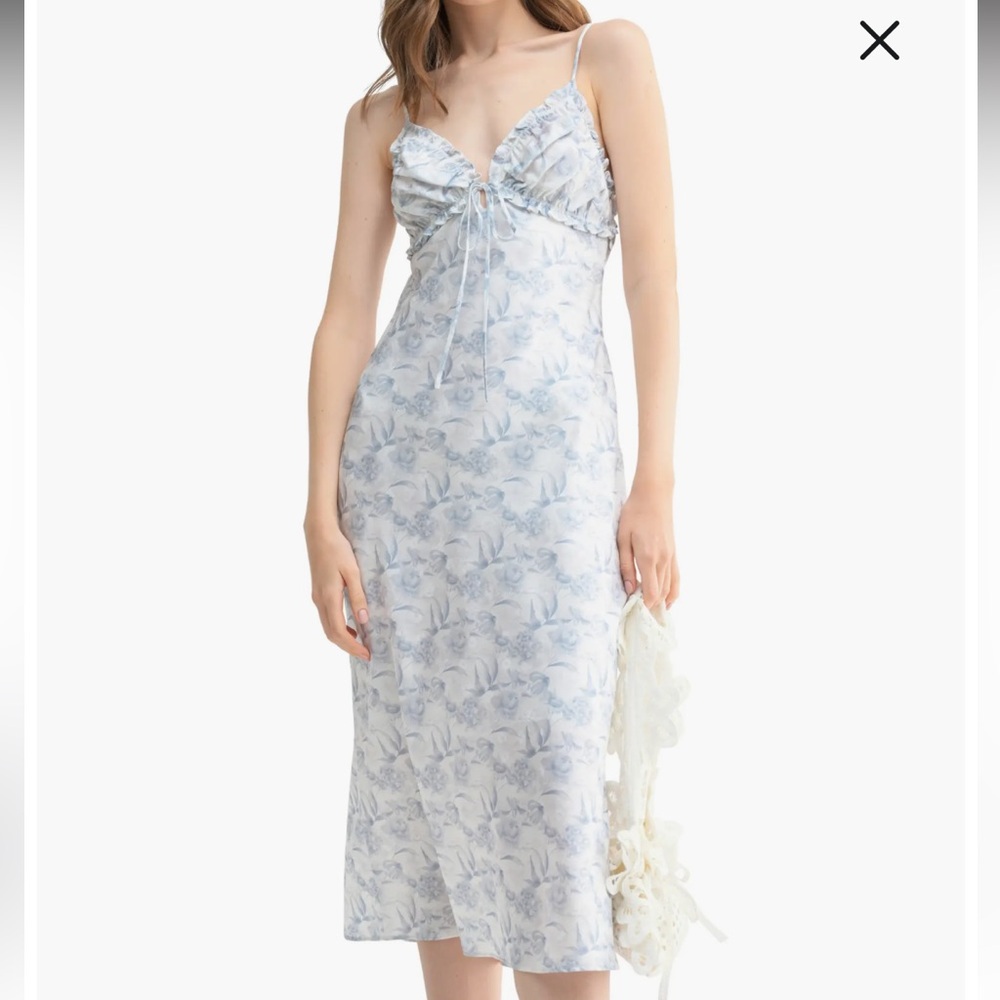 Lush Open Back Midi Dress